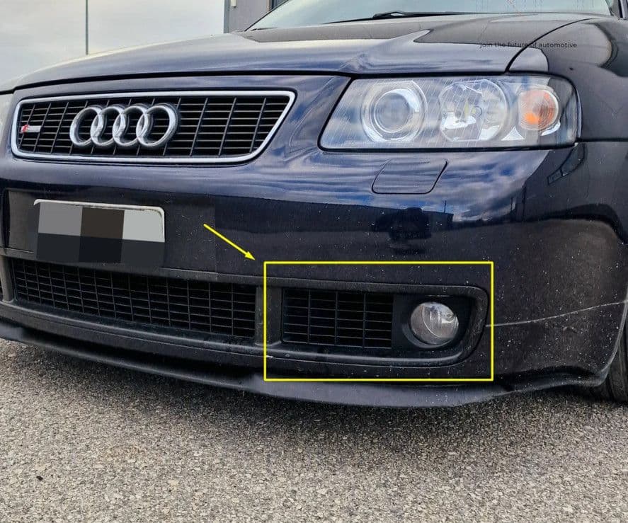 Audi A3 S3 8L 1999-2004 Rešetka Maglenke Prednjeg Branika — slika 2 od 3