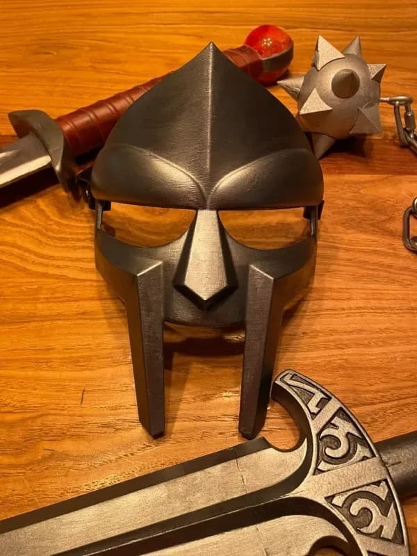Gladijatorska Maska MF DOOM — slika 2 od 4