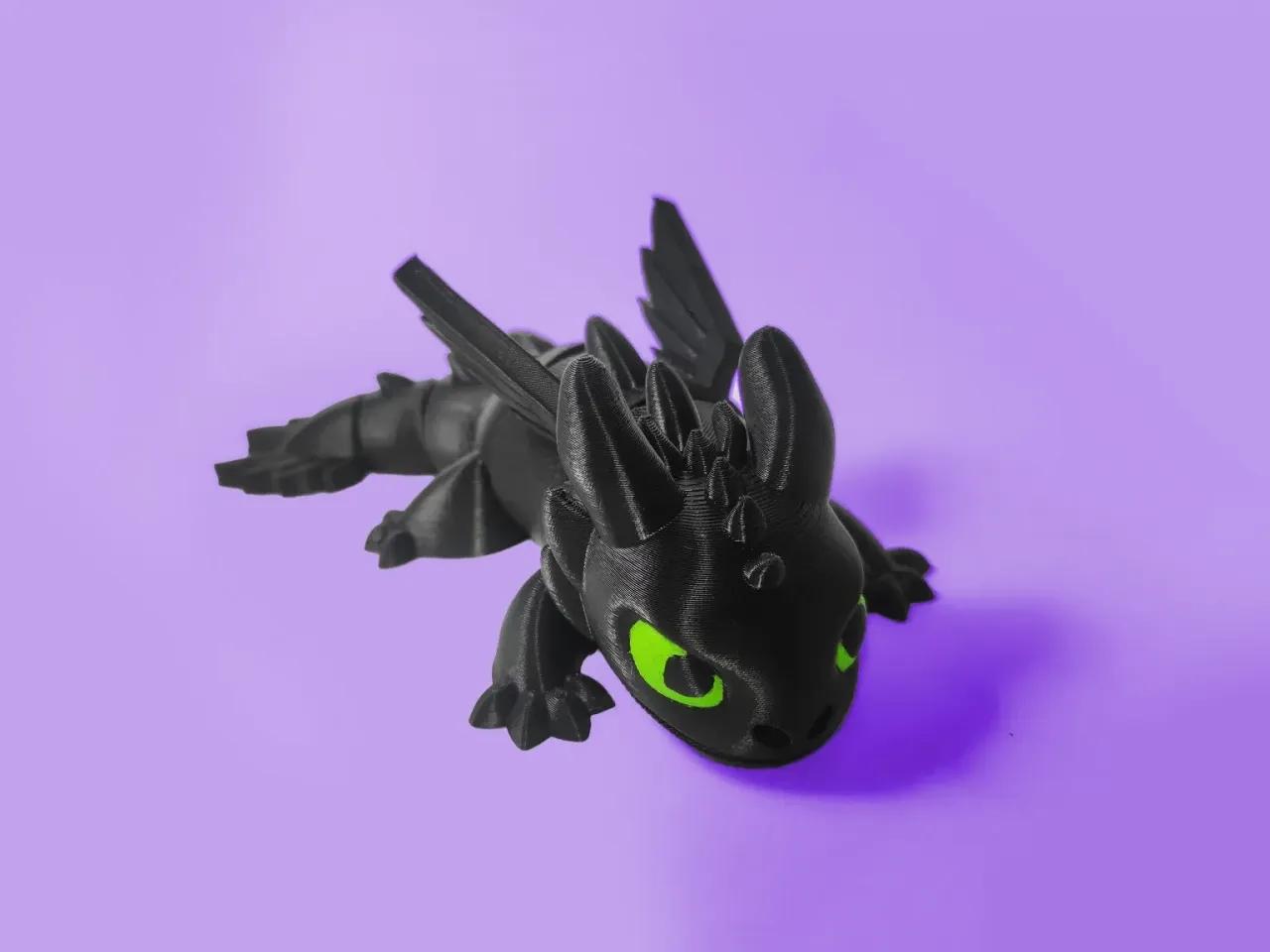 Privjesci za Kljuceve / Articulated Dragon Toothless Night Fury — slika 3 od 3
