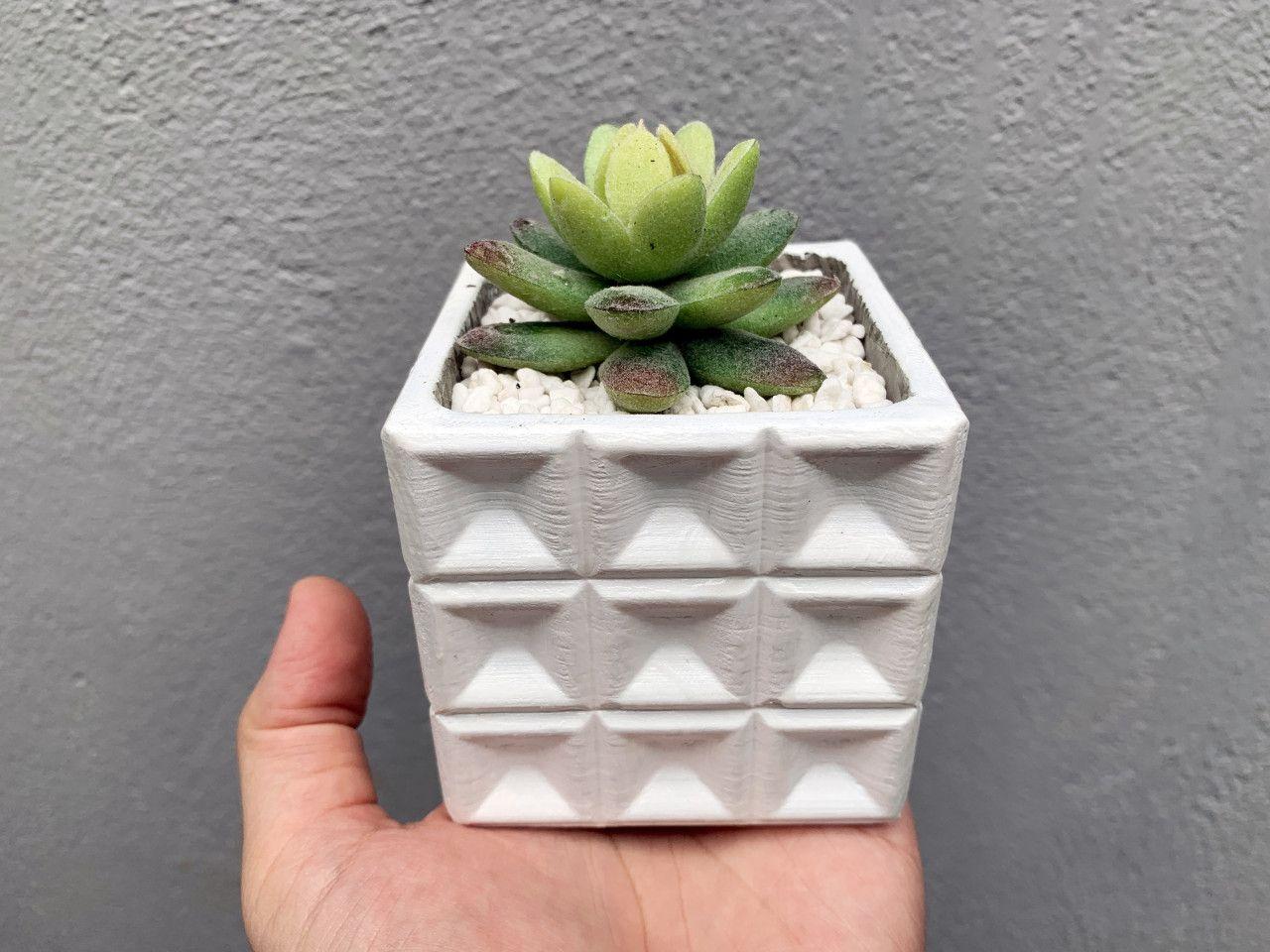 Kalup za Izradu Kvadratne Saksije / 3D Print — slika 1 od 4