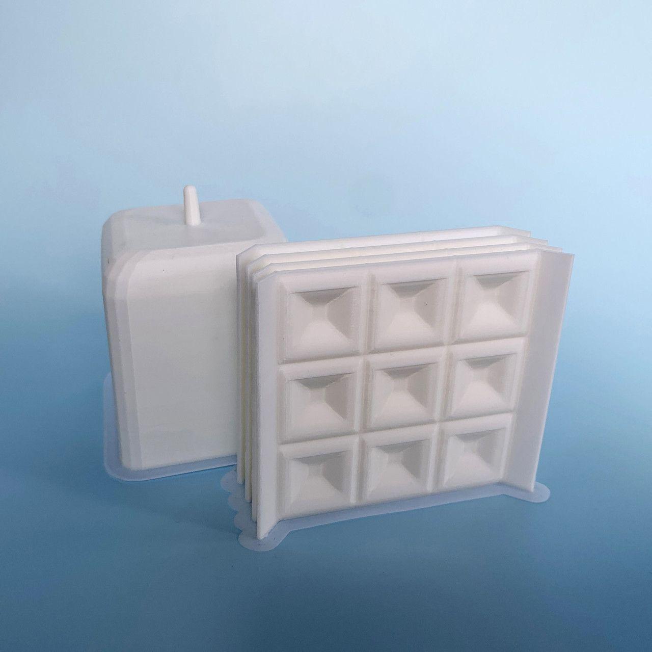 Kalup za Izradu Kvadratne Saksije / 3D Print — slika 3 od 4