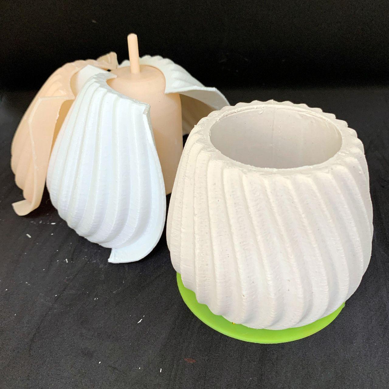 Kalup za Ručnu Izradu Saksije / 3D Print — slika 2 od 3