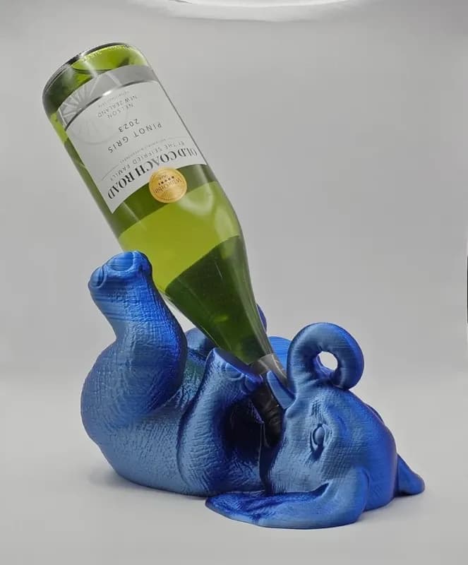 Unikatni Stalak za Vino u Obliku Slona / Držač za Vino — slika 1 od 5