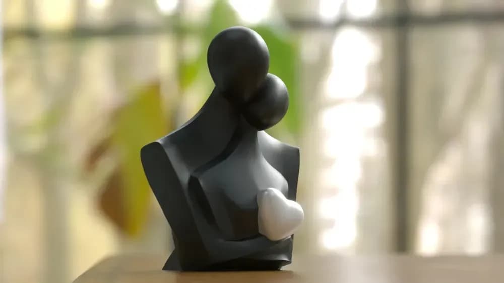 Valentinovo - Ljubavni Par Statua — slika 3 od 4