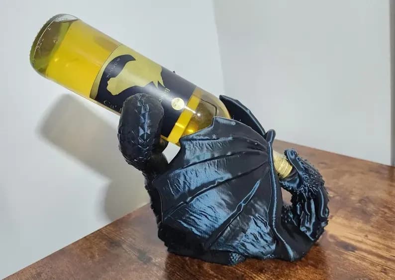 Unikatni Stalak za Vino u Obliku Zmaja / Držač za Vino — slika 1 od 3