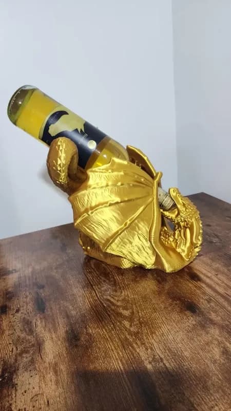 Unikatni Stalak za Vino u Obliku Zmaja / Držač za Vino — slika 2 od 3