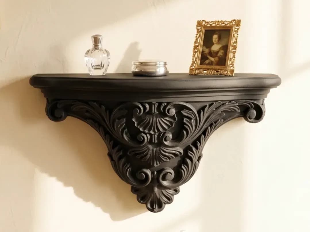 Ornamentna Polica Barok Deko/ Jednostavna Za Postavljanje — slika 1 od 1
