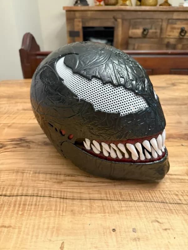 Marvel Maska Venom / Full Head Cosplay Verzija — slika 5 od 6