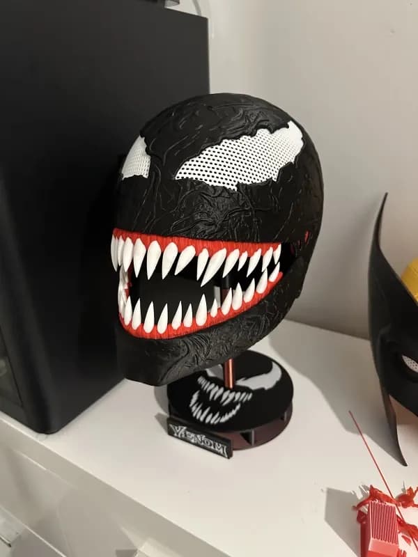 Marvel Maska Venom / Full Head Cosplay Verzija — slika 3 od 6
