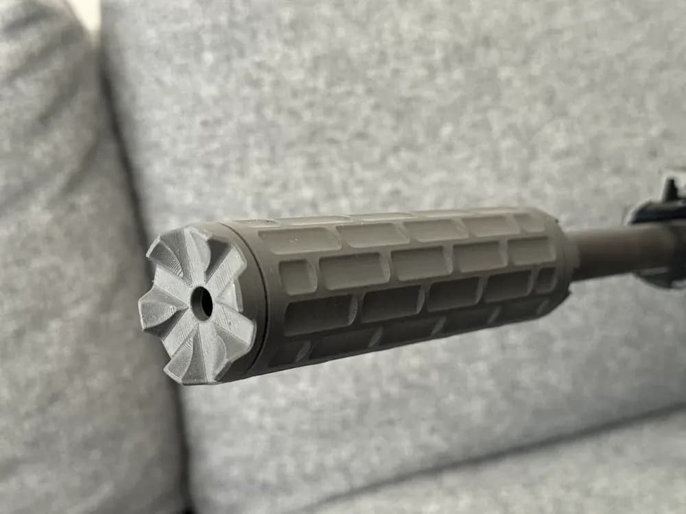 Taktički Airsoft Prigušivač za M4/AR-15 - 14mm Navoj CCW — slika 1 od 4