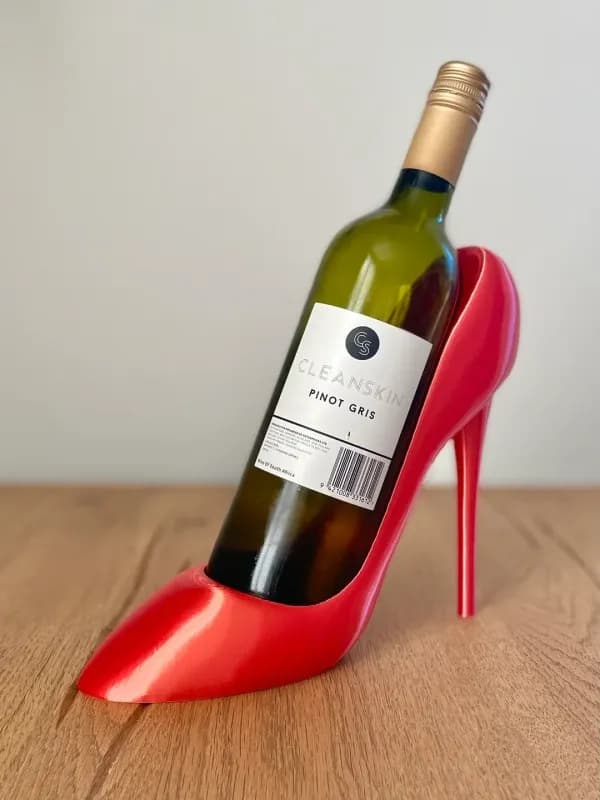 Unikatni Stalak za Vino u Obliku Visoke Štikle / Držač za Vino — slika 1 od 4