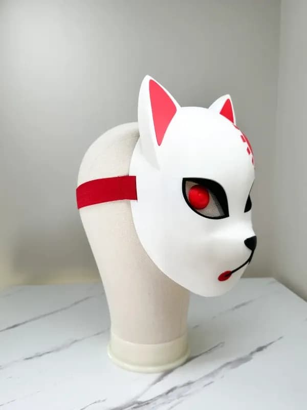 Anime Demon Slayer Tanjiro Maska / Cosplay ili Dekoracija — slika 5 od 6