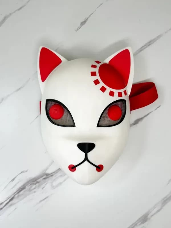 Anime Demon Slayer Tanjiro Maska / Cosplay ili Dekoracija — slika 1 od 6