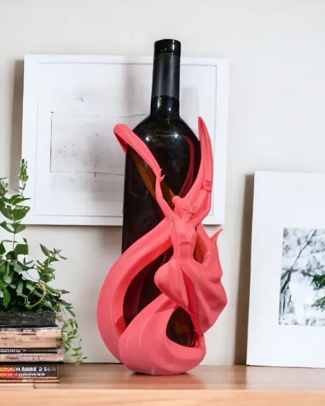 Unikatni Stalak za Vino u Obliku Plesačice / Držač za Vino — slika 2 od 6