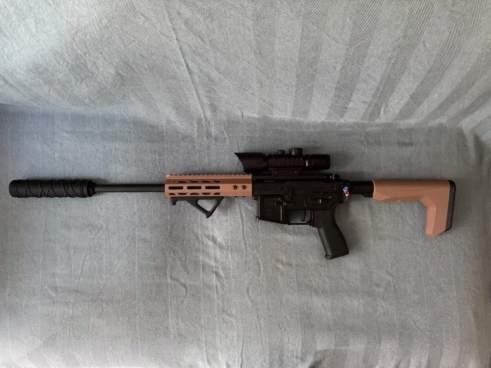 Airsoft Prigušivač za M4/AR-15 / 14mm Navoj CCW — slika 4 od 5