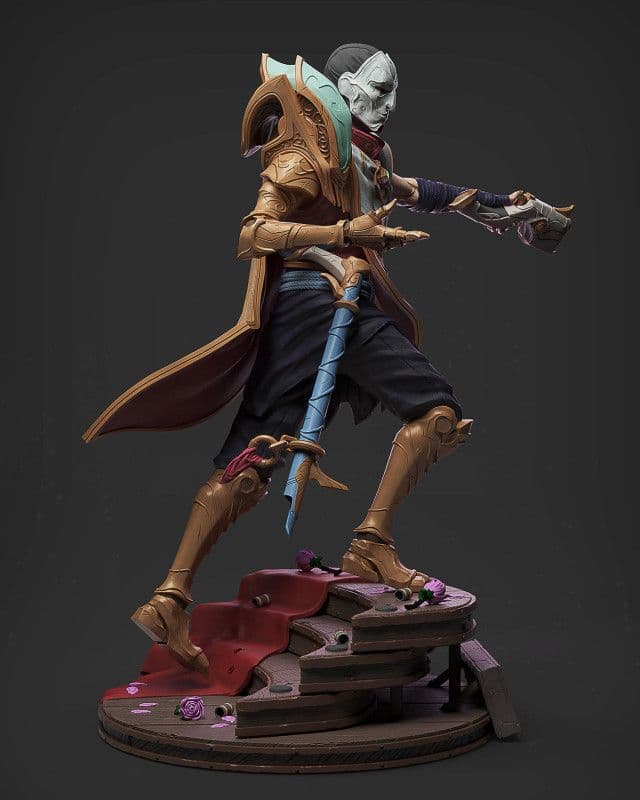 League of Legends Jhin Figura / Skulptura — slika 3 od 6
