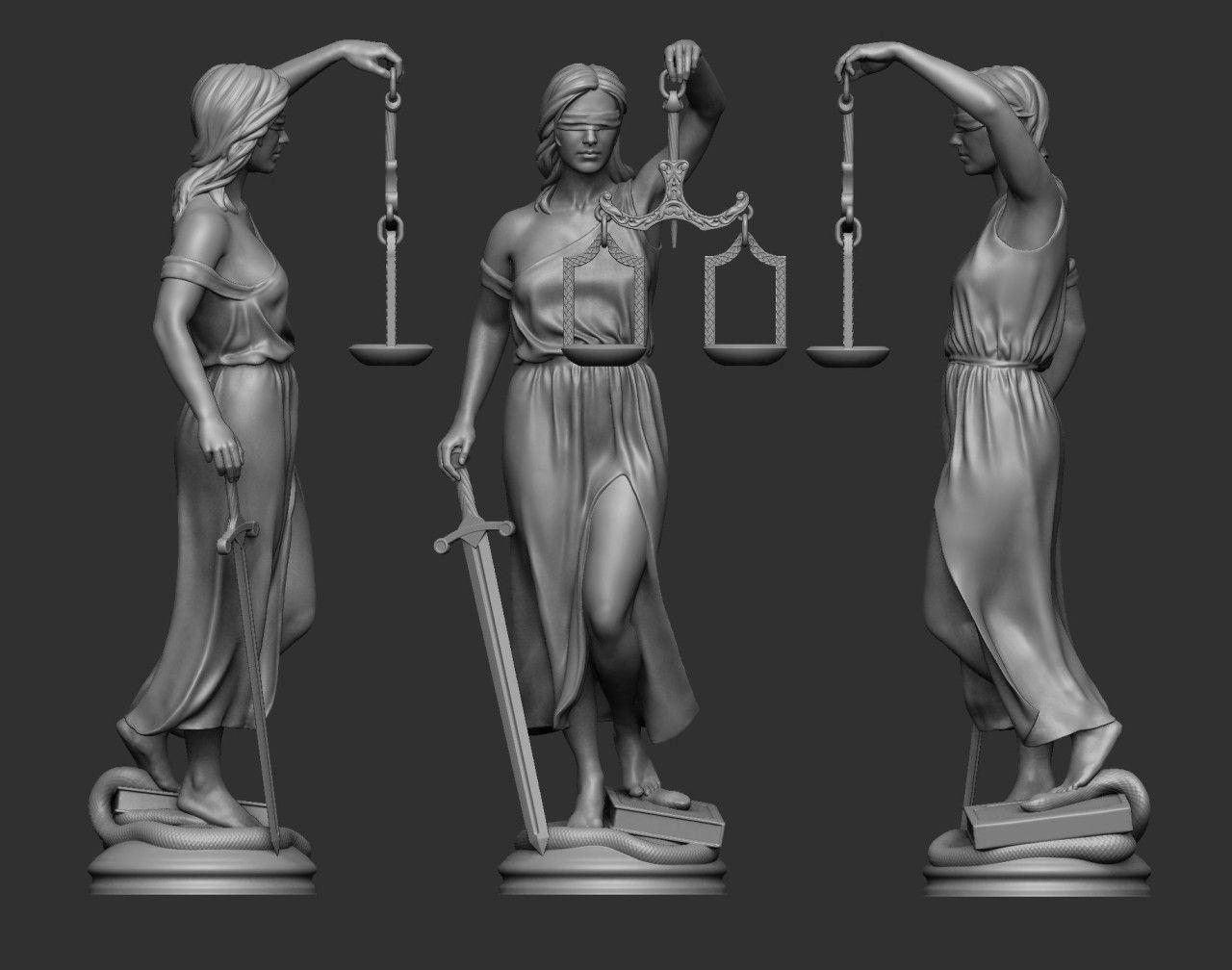 Lady Justice - Figura — slika 3 od 4