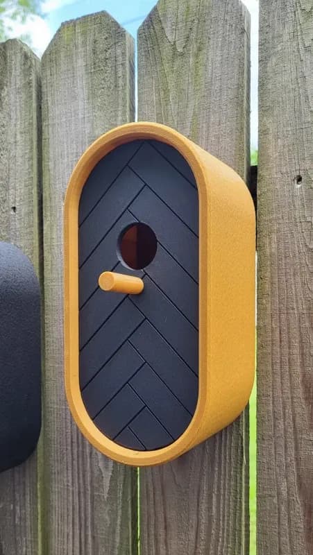 Moderna Kućica za Ptice / Elegantni Dizajn za Vrt ili Balkon — slika 4 od 5