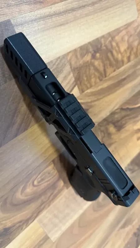Taktički Kompenzator Prigušivač za Airsoft Glock WE G18C/G17 — slika 3 od 5