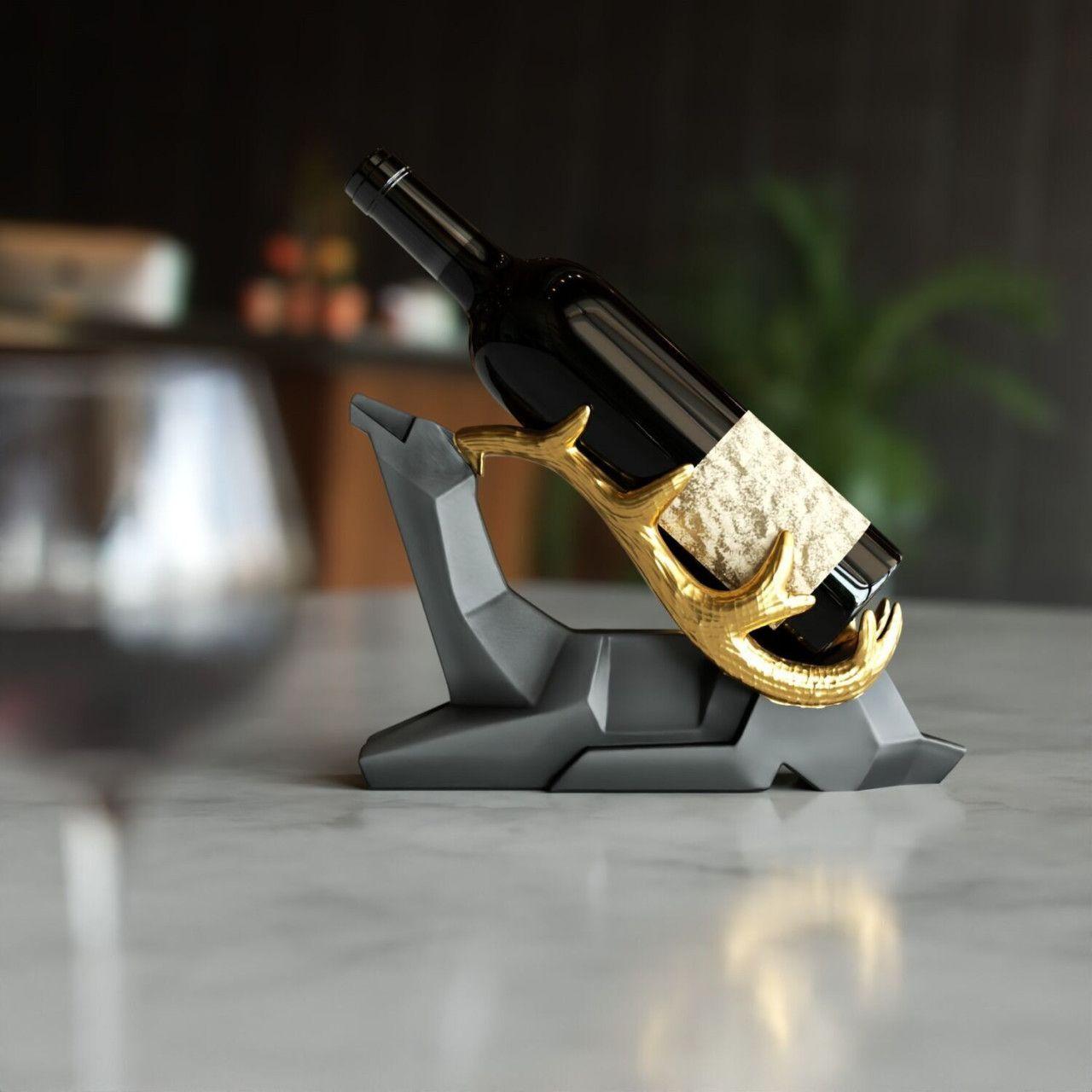 Unikatni Stalak za Vino u Obliku Jelena / Držač za Vino — slika 4 od 4