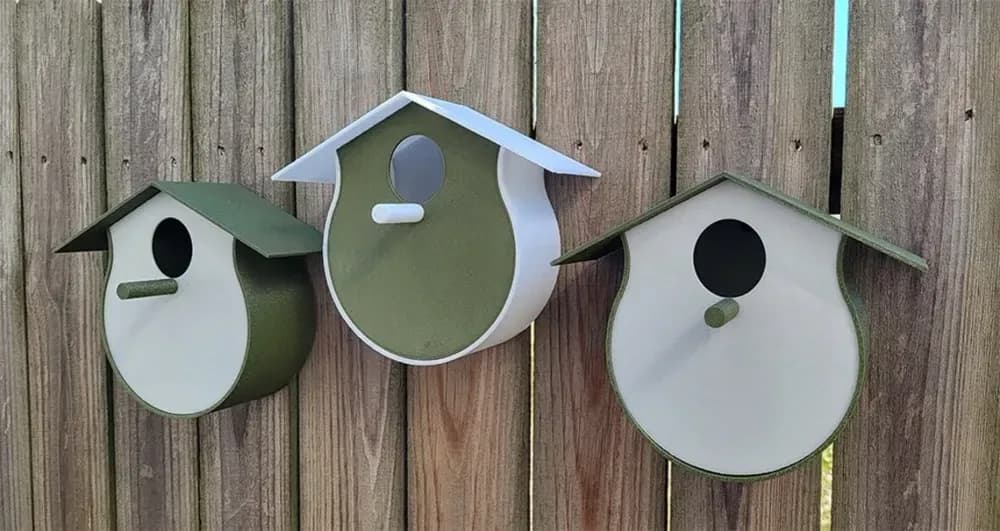 Klasična Kućica za Ptice / Tradicionalni Dizajn za Vrt ili Balkon — slika 3 od 4