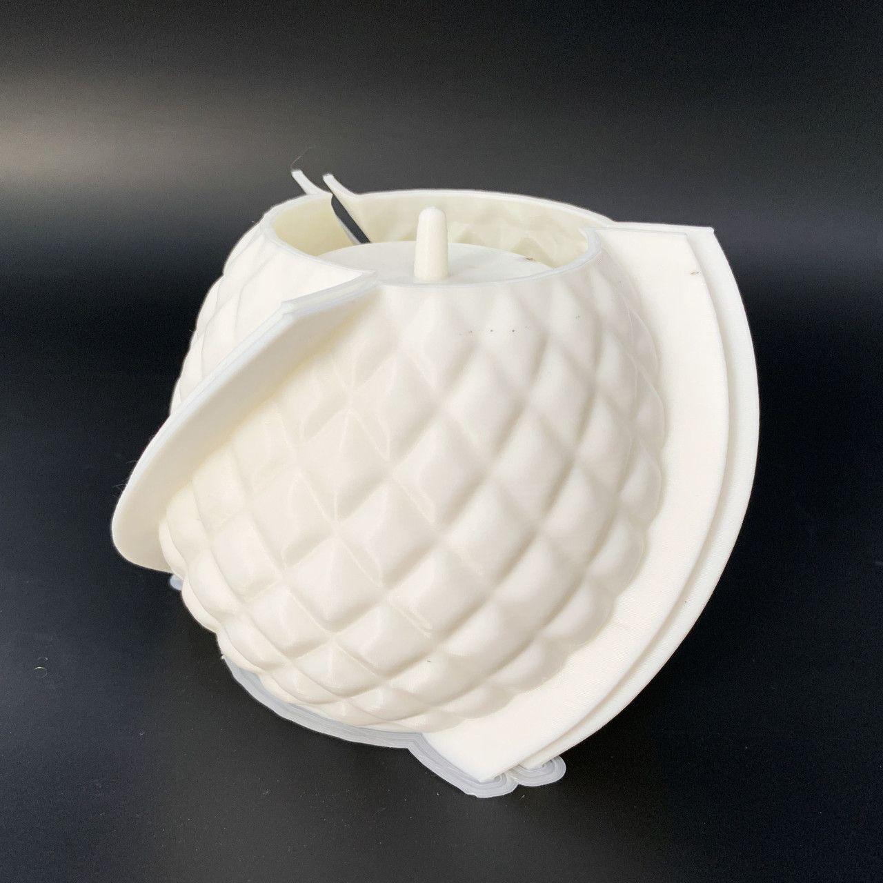 Kalup za Saksiju - Dijamant Tekstura / 3D Print — slika 4 od 4