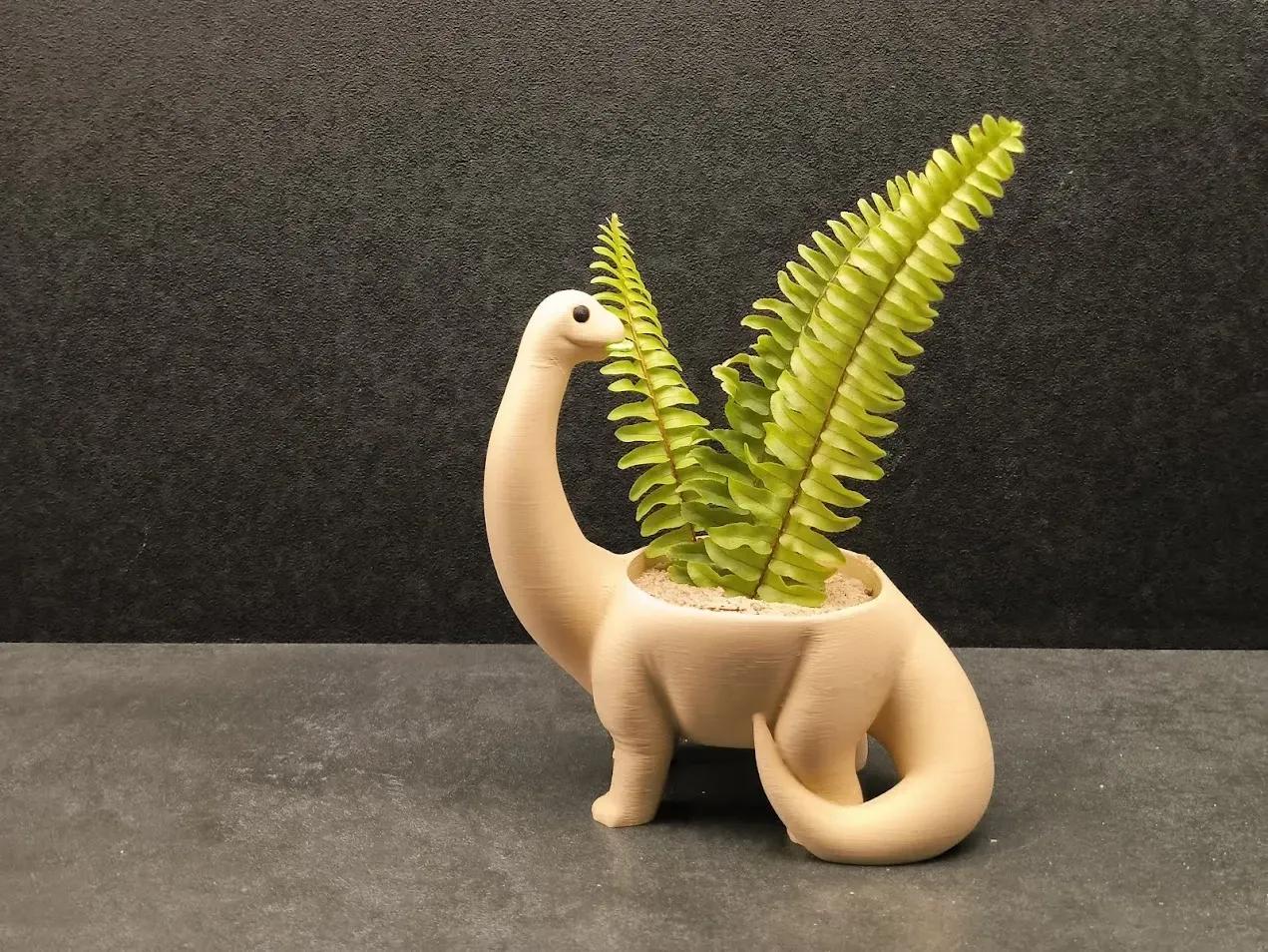 Simpaticna Vaza u Obliku Dinosaurusa — slika 2 od 3