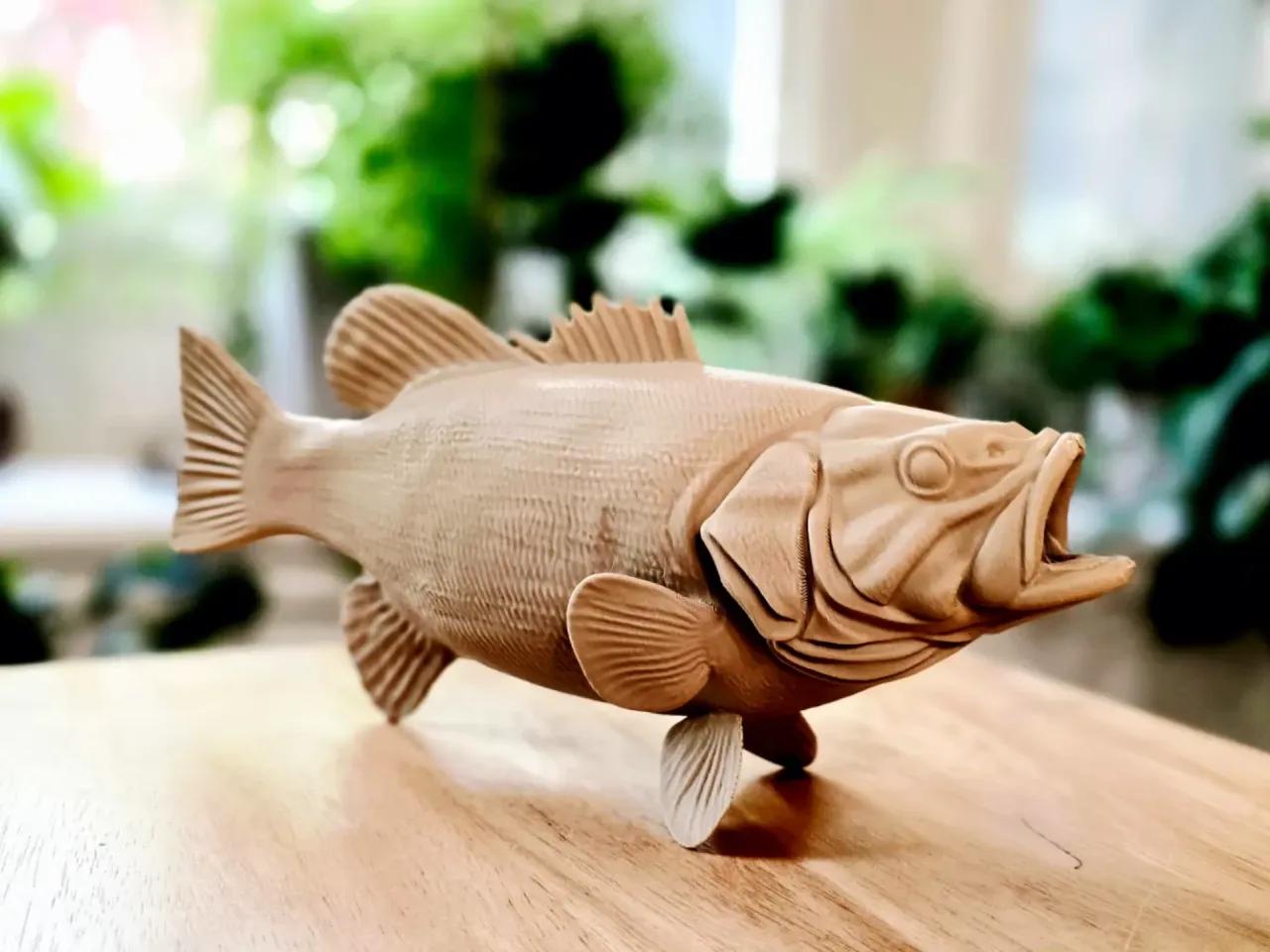 Dekoracija Za Dom/Figura Ribe Bas — slika 2 od 3