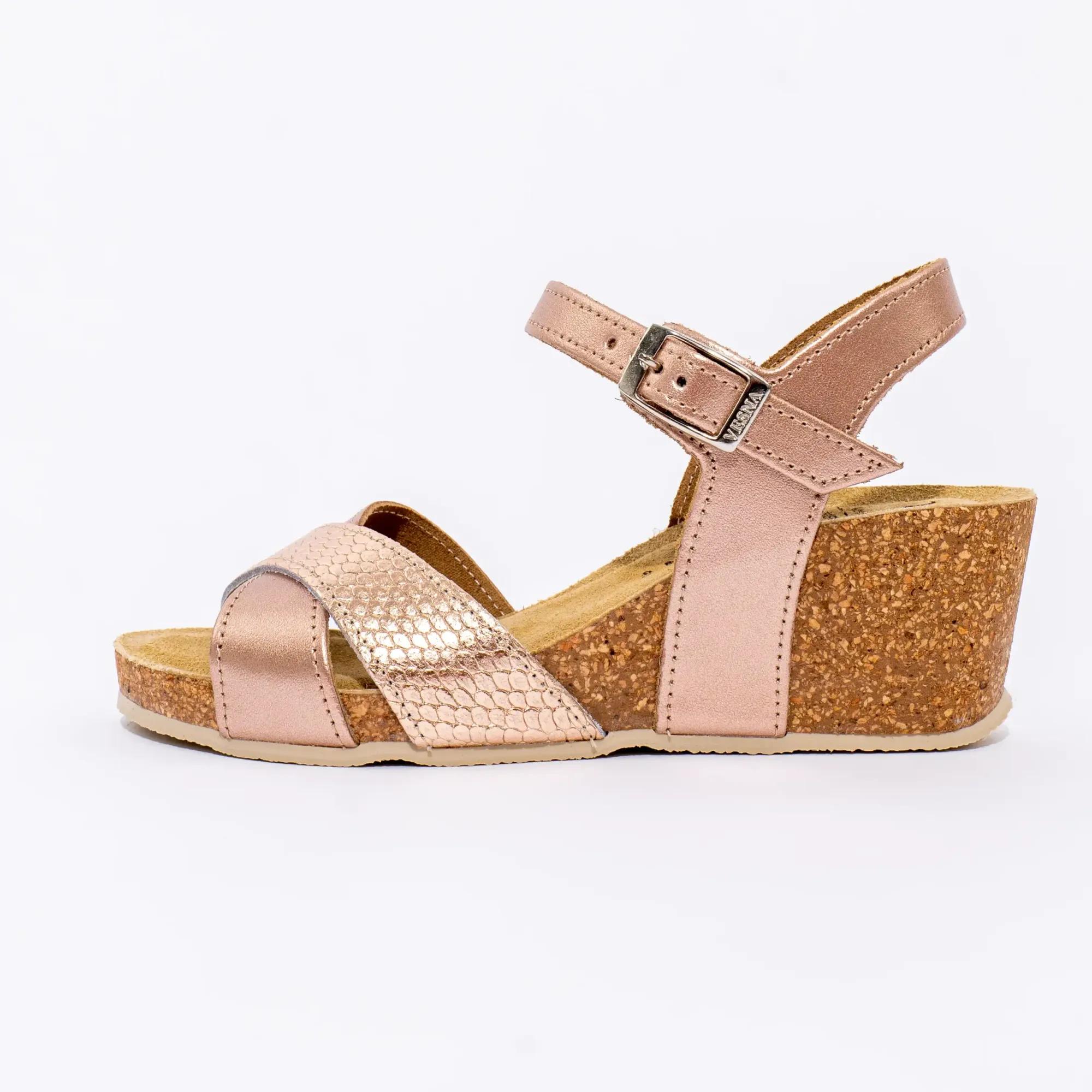 Sofia anatomske sandale – Metal roze — slika 1 od 1