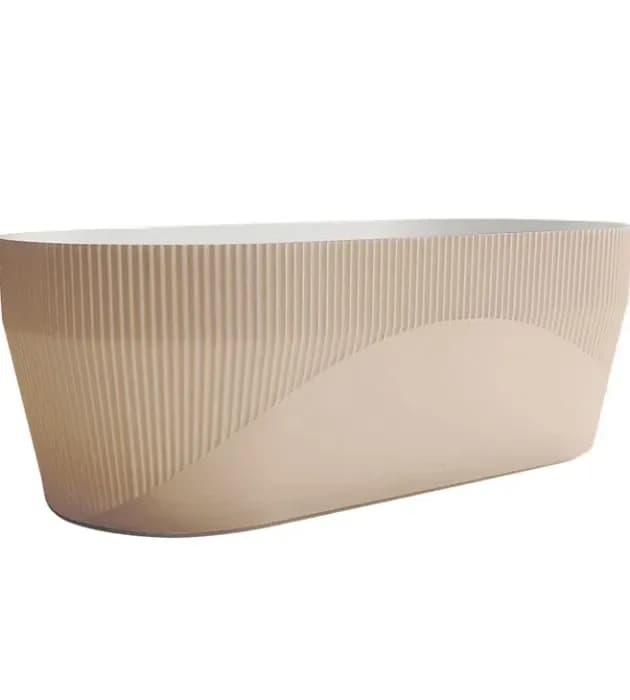 Samostojeća Kada 1700x800x580 mm COPEN GINGER - Bež bijela/mat I — slika 1 od 4