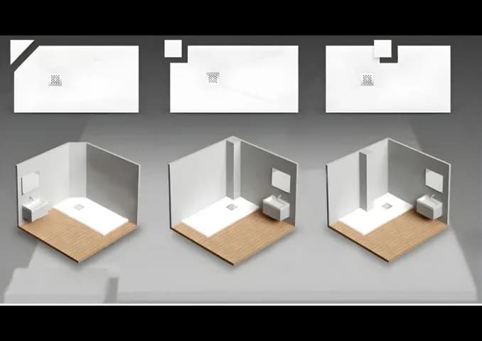 Tuš kada kvadratna 120x90x2.5 bijela COPEN I — slika 6 od 6