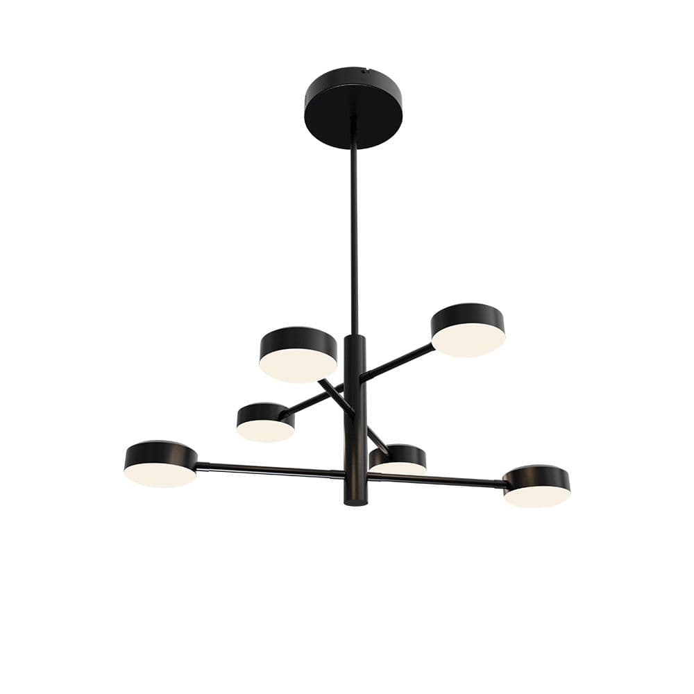 Luster LED BRY-ARCANA-PD-48W-6H-crni 3000K-Braytron — slika 1 od 5