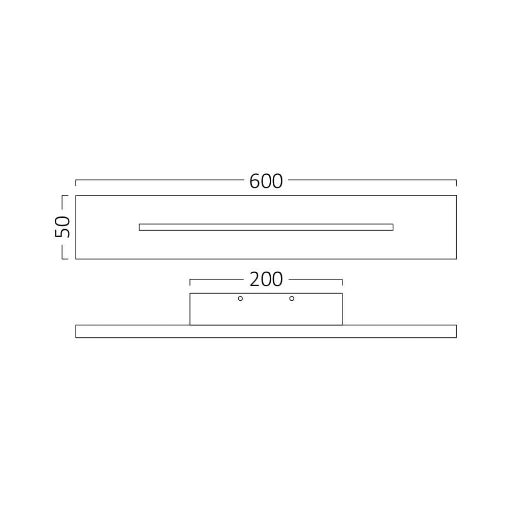 Zidna rasvjeta LED BRY-LEVA-WL600-20W-RCT-BLC-3000K- Braytron — slika 5 od 6