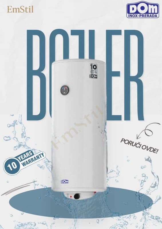 Bojler Dom 120l Inox — slika 1 od 3