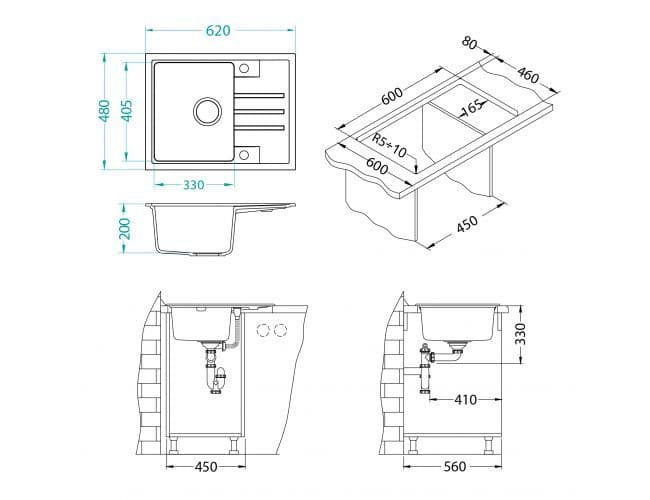 Sudoper 620x480 Intermezzo 20 arctic A — slika 2 od 2