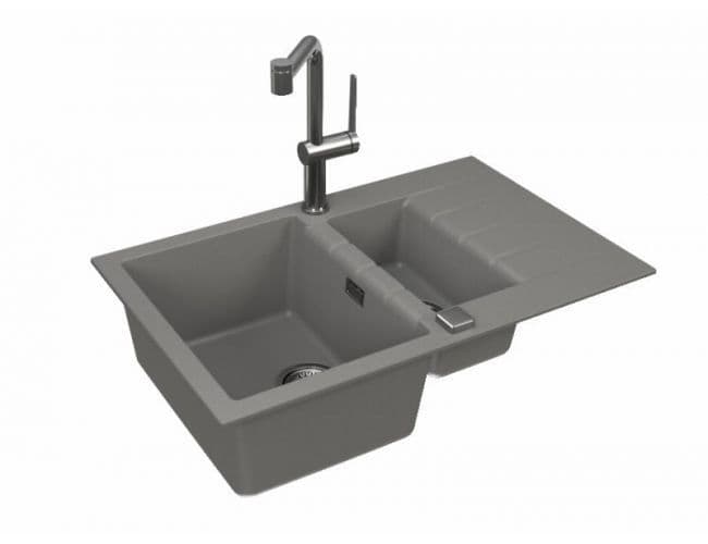 Sudoper 790x500 Cadit 70 G81-concrete A — slika 2 od 3