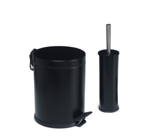 Kanta 5l+wc četka crna AquaLux — slika 1 od 1