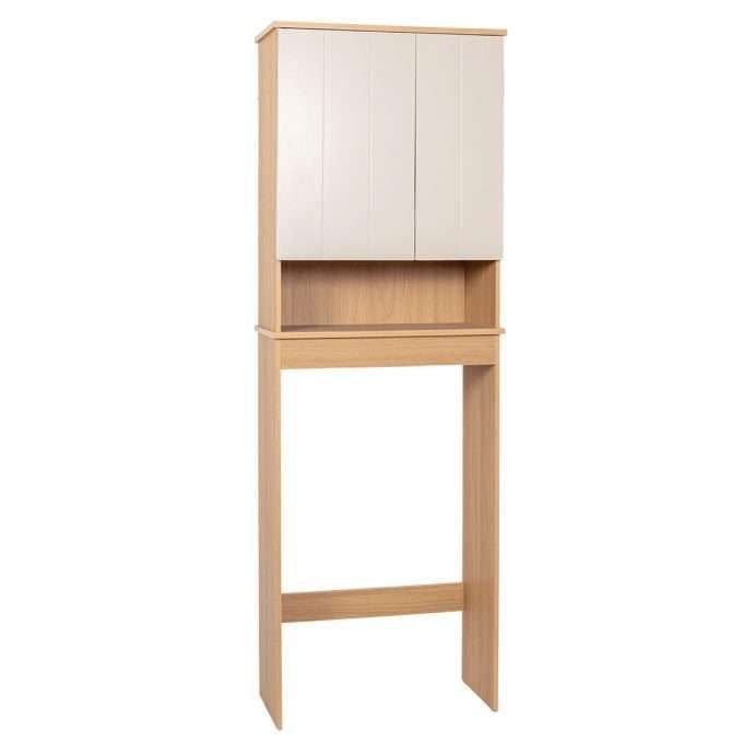 Kupatilski ormarić za iznad wc školjke 2vrata + 1polica mdf MG — slika 1 od 5