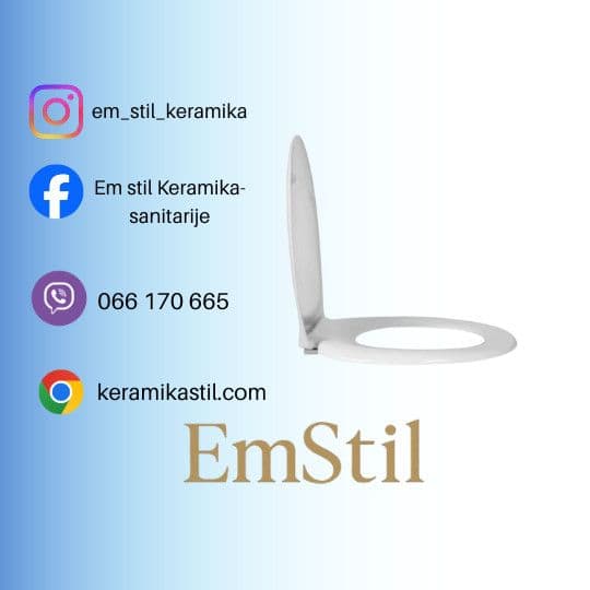 WC daska Minotti duroplast soft close bijela MD-121 I — slika 1 od 2