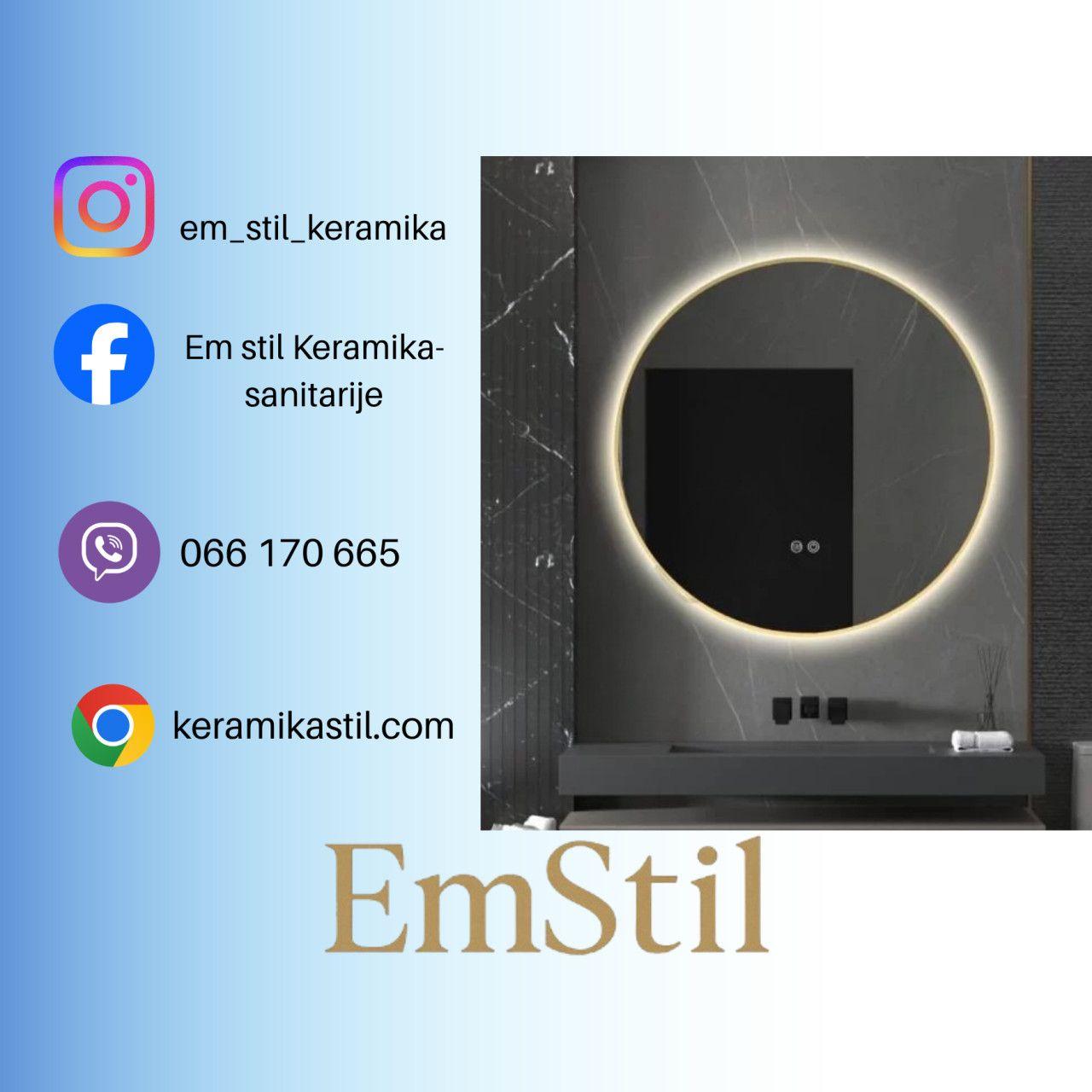 Ogledalo 80cm zlatni ram Bonn Eckle — slika 1 od 3