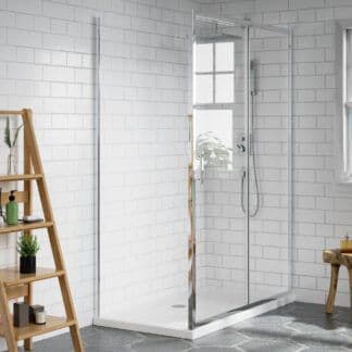Tuš kabina 120x80 ST 6mm otvor na jednoj strani Atlantis Combo R — slika 1 od 1