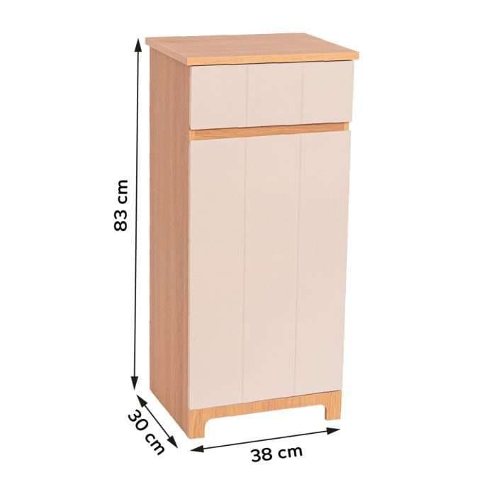 Kupatilski ormarić 1 vrata + 1 ladica mdf Tendance Rivoli MG — slika 2 od 3