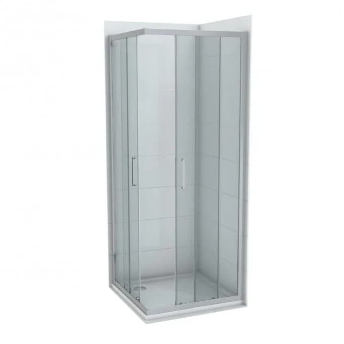 Tuš kabina kvadratna 80x80x195 6mm ATLAS C-02-43K800 I — slika 2 od 3