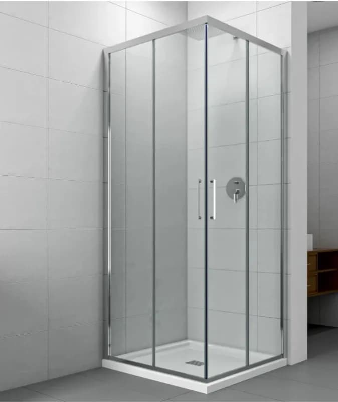 Tuš kabina kvadratna 80x80x195 6mm ATLAS C-02-43K800 I — slika 1 od 3