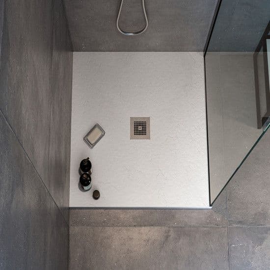 Tuš Kada 90x90 umjetni mramor kvadratni SMART SLATE — slika 2 od 2