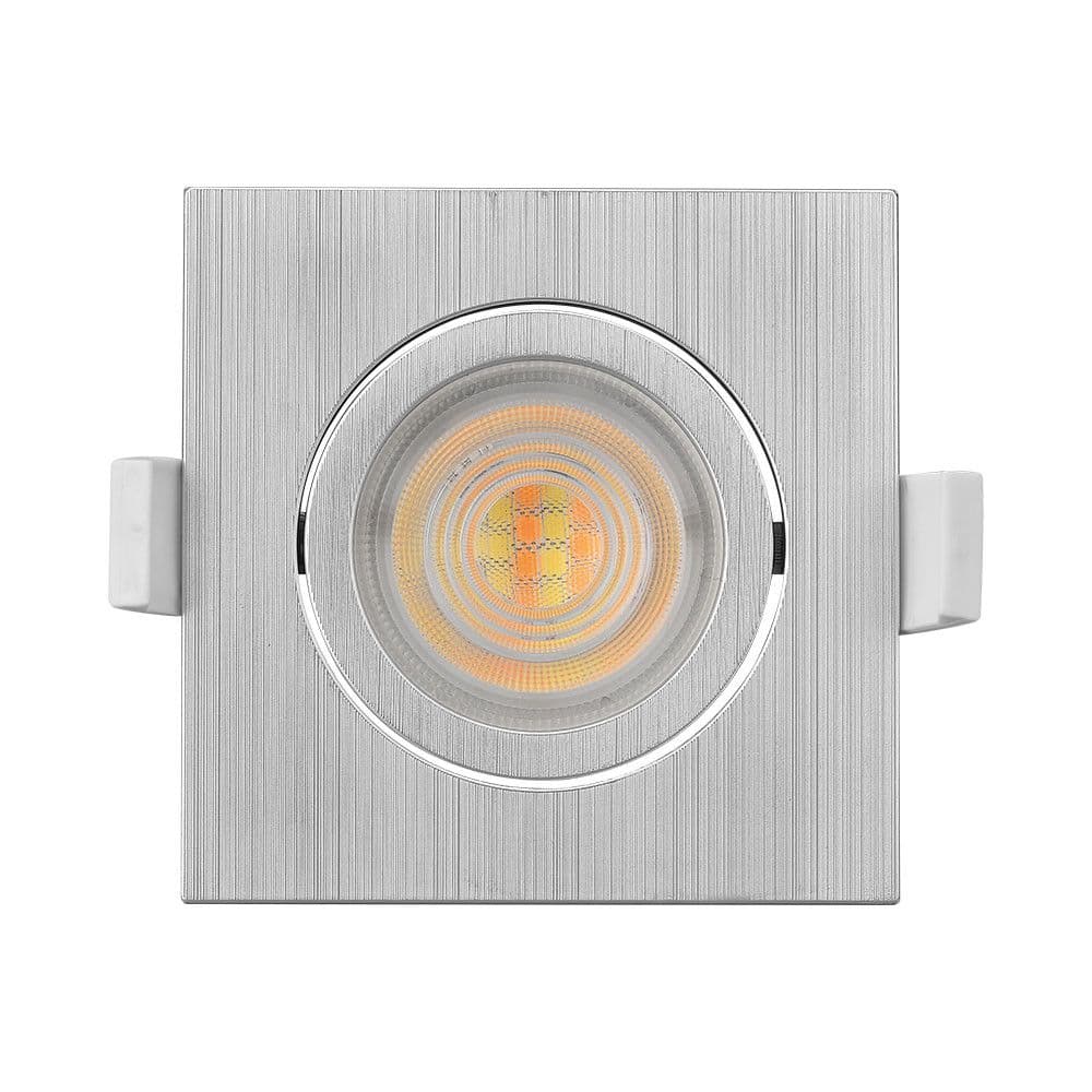 Led spot ugradni 7w kockasti srebrni 3u1 Braytron — slika 4 od 7