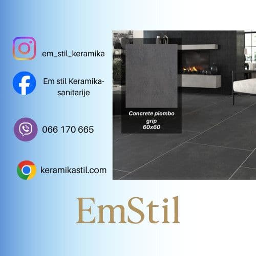 Keramičke pločice   Concrete Piombo Grip 1194 — slika 1 od 2