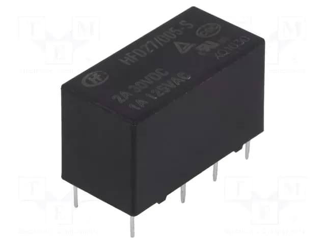 HFD27-005-S RELEJ DPDT 5VDC/2A — slika 2 od 2