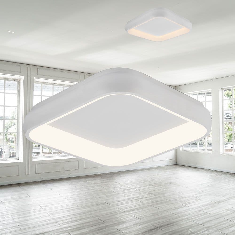 Plafonjera LED BRY-BELLA-MLS kockasta bijela-36W IP20 Braytron — slika 2 od 7
