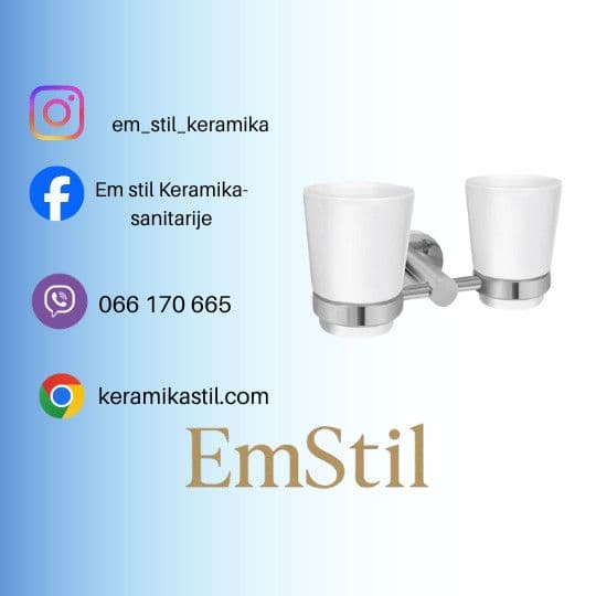 Držac caše keramika dupli 1207 I — slika 1 od 2